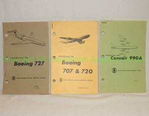 lot 142 image: Vintage 1960s Boeing & Convair flight introduction training manuals