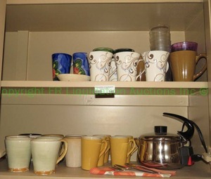 lot 148 image: Assorted coffee cups including Coventry, Royal Norfolk brands and coffee pot