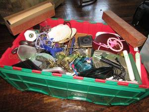 lot 61 image: Assorted home decor, household items, collectibles and more as shown