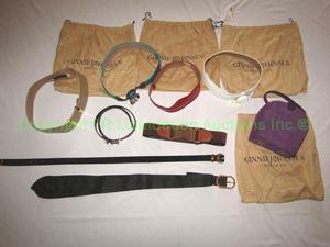 lot 110 image: Ginnie Johansen made in Spain belts and more