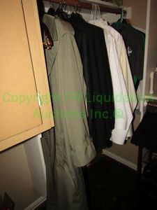 lot 123 image: Assorted mens dress clothes and suits including, Evan Picone, After Six, and more