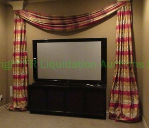 lot 131 image: Curtains as shown