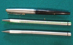lot 186 image: Parker (1) and Sheaffer (2) pens