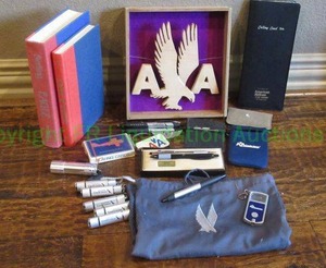 lot 168 image: American Airlines collectibles as shown