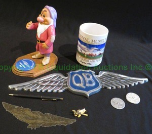 lot 147 image: Quiet Birdmen society pilots club memorabilia