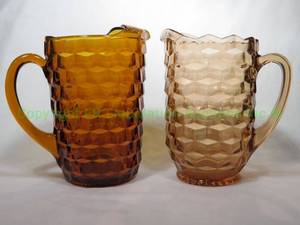 lot 368 image: Fostoria glass serving pitchers