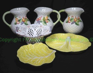 lot 367 image: Portugal made ceramic serving ware including Harry & David and Berardos