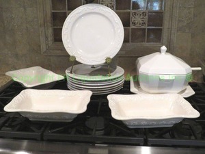 lot 340 image: Bizzirri Italian made and Mesa ceramic cook and serving ware (One is made in Portugal) as shown