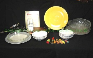 lot 341 image: Fire King and other brand serving ware as shown