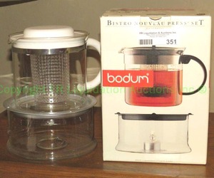 lot 351 image: Bodum Bistro nouveau coffee press set