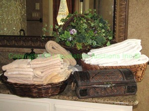 lot 246 image: Assorted towels and more as shown