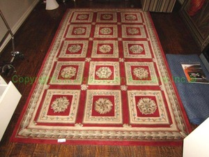 lot 243 image: Wool area rug 5.25ft x 8.25ft