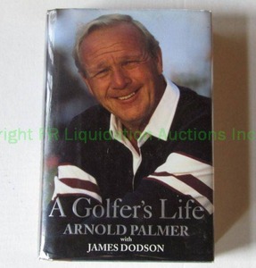 lot 202 image: Signed Arnold Palmer A Golfers Life book