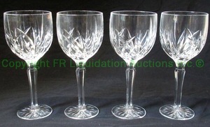 lot 266 image: Marquis by Waterford lead crystal goblets