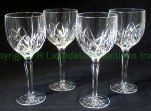 lot 267 image: Marquis by Waterford lead crystal goblets