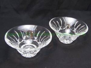 lot 317 image: Waterford signed lead crystal dipping bowls