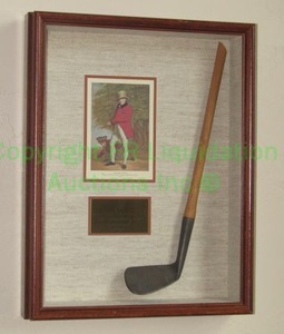 lot 292 image: Bent Tree country club golf diorama 17 x 13