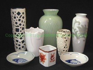 lot 297 image: Assorted vases including Lenox, Colony Crafts and others as shown