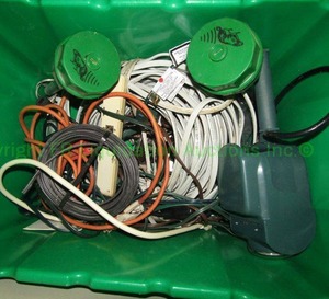 lot 502 image: Electric cords, pest repellers and more as shown