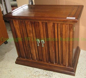 lot 478 image: Brandt fir wood night stand