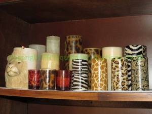 lot 405 image: Assorted candles as shown
