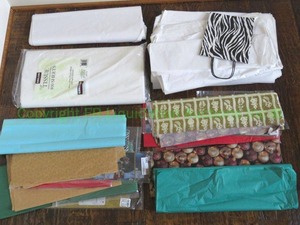 lot 283 image: Assorted Wrappingtissue paper as shown