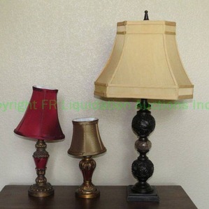 lot 285 image: Table top accent lamps