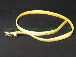 lot 109 image: Charter Club Genuine snake skin belt