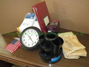 lot 460 image: Home decor and office items as shown