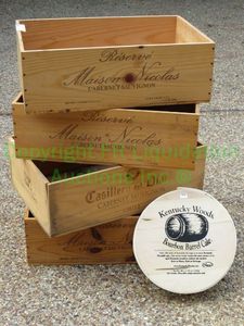 lot 470 image: Maison Nicolas wood wine bottle boxes plus