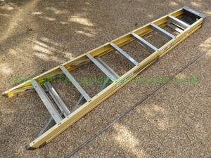 lot 471 image: Keller 8ft folding ladder model 778
