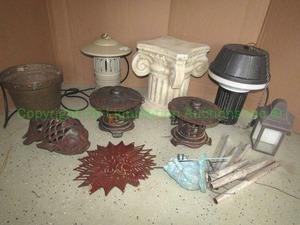 lot 465 image: Garden art and more as shown