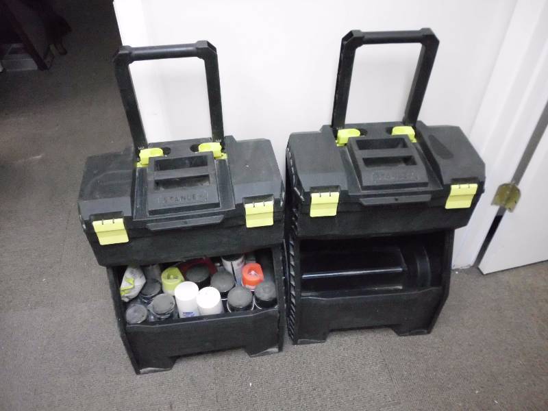 SPRAY PAINT TOOL BOX CLAY AVE WAREHOUSE LIQUIDATION PART 1 OF 2