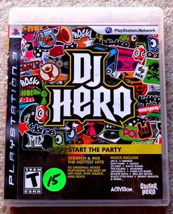 lot 15 image: DJ HERO - PLAYSTATION 3