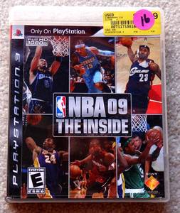 lot 16 image: NBA 09 THE INSIDE  PLAYSTATION 3