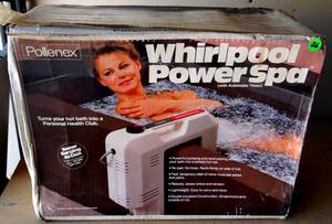 lot 26 image: VINTAGE WHIRLPOOL POWER SPA (in original box)