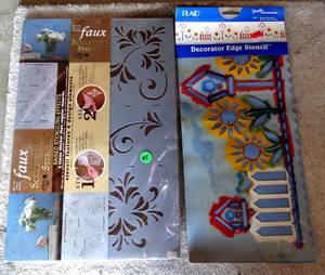 lot 45 image: ASSORTED STENCIL LOT