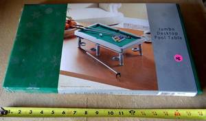 lot 46 image: DESKTOP POOL TABLE - NIB