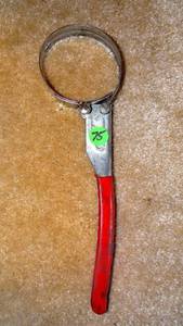 lot 75 image: OIL FILTER WRENCH