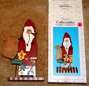 lot 76 image: SCOTTS COLLECTIBLES CHRISTMAS COUNTDOWN SANTA