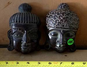 lot 105 image: INDONESIAN THEMED WALL HANGERS