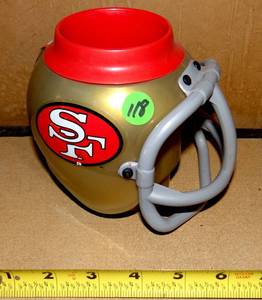 lot 118 image: AUTHENTIC NFL DRINK CUP - SAN FRANCISCO 49ERS