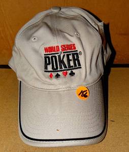 lot 156 image: WORLD SERIES OF POKER BASEBALL STYLE CAP - NEW WITH TAGS