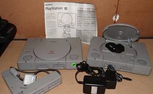 lot 164 image: TWO PLAYSTATION MODULES WITH SUPPLIES AS SHOWN