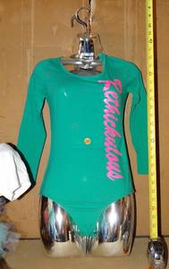 lot 173 image: LARGE SILVER FINISH MANNEQUIN BUSTBOTTOM WITH OUTFIT AS SHOWN
