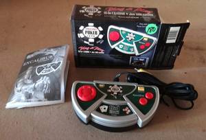 lot 180 image: WORLD SERIES OF POKER 15 IN 1 TV GAME - HOOKS UP TO TV SET
