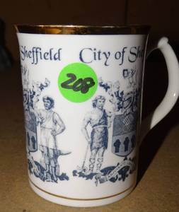 lot 208 image: CITY OF SHEFFIELD COLLECTORS CUP - NORFOLK CHINA OF ENGLAND