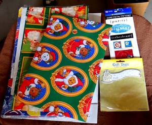 lot 235 image: ASSORTED GIFT BOXES AND TAGS
