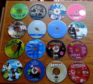 lot 242 image: LOT OF 16 CDS. DVDS, AND GAMES