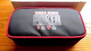 lot 283 image: WORLD SERIES OF POKER PORTABLE CHIP AND CARD SET - NEW